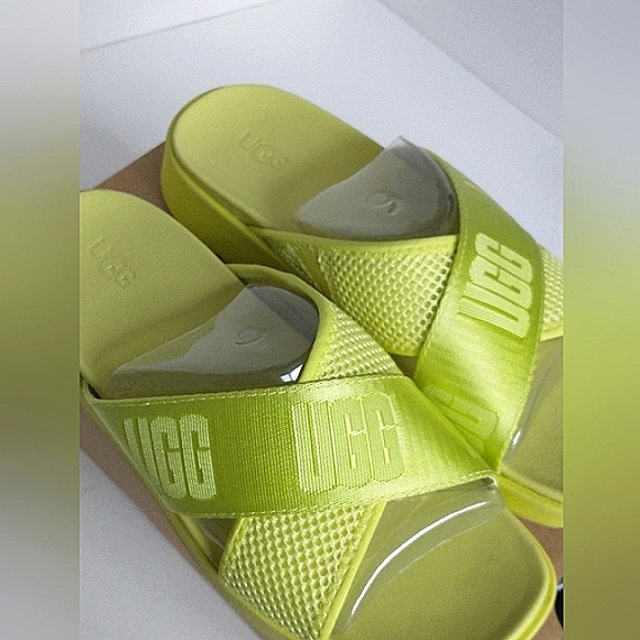 New w/Box UGG Emily Mesh Crossover Slides Size 6 - Picture 10 of 13